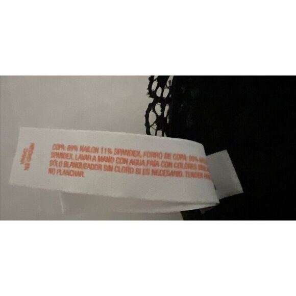 Colsie Sz Medium Black Bra Pullover Racerback No Padding Wireless - Picture 8 of 8